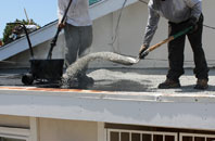 Crew Upper flat roofing repair